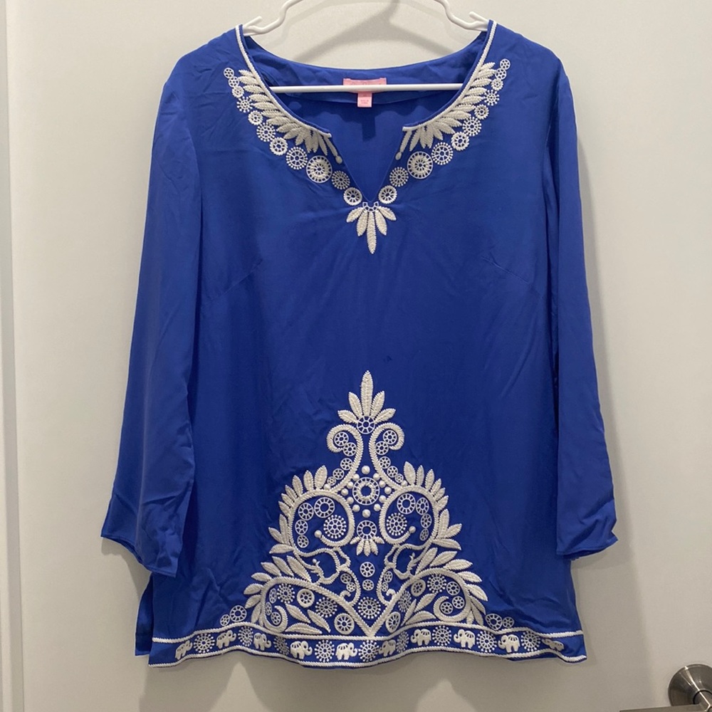 Lilly Pulitzer beach coverup tunic